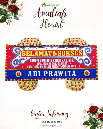 Karangan Bunga Ucapan Selamat sukaseneng